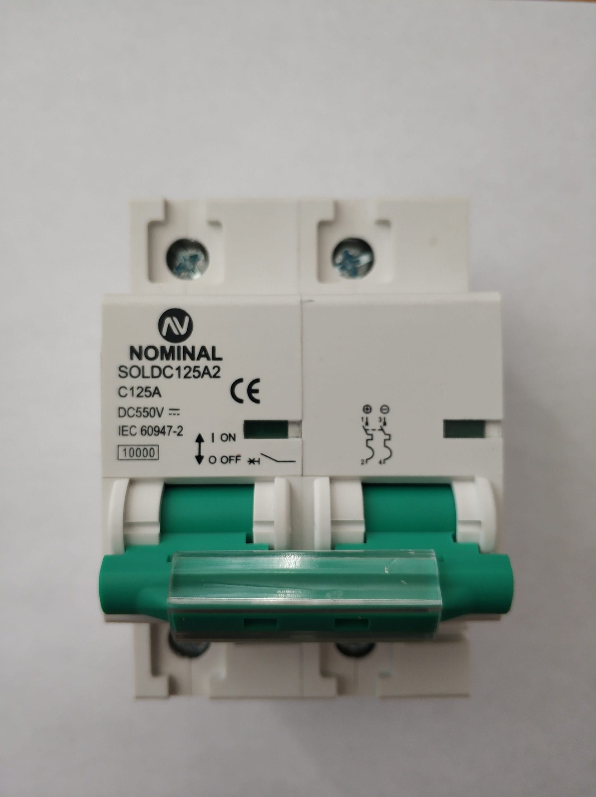 Întrerupător DC Nominal SOLDC 125A 550VDC 2P