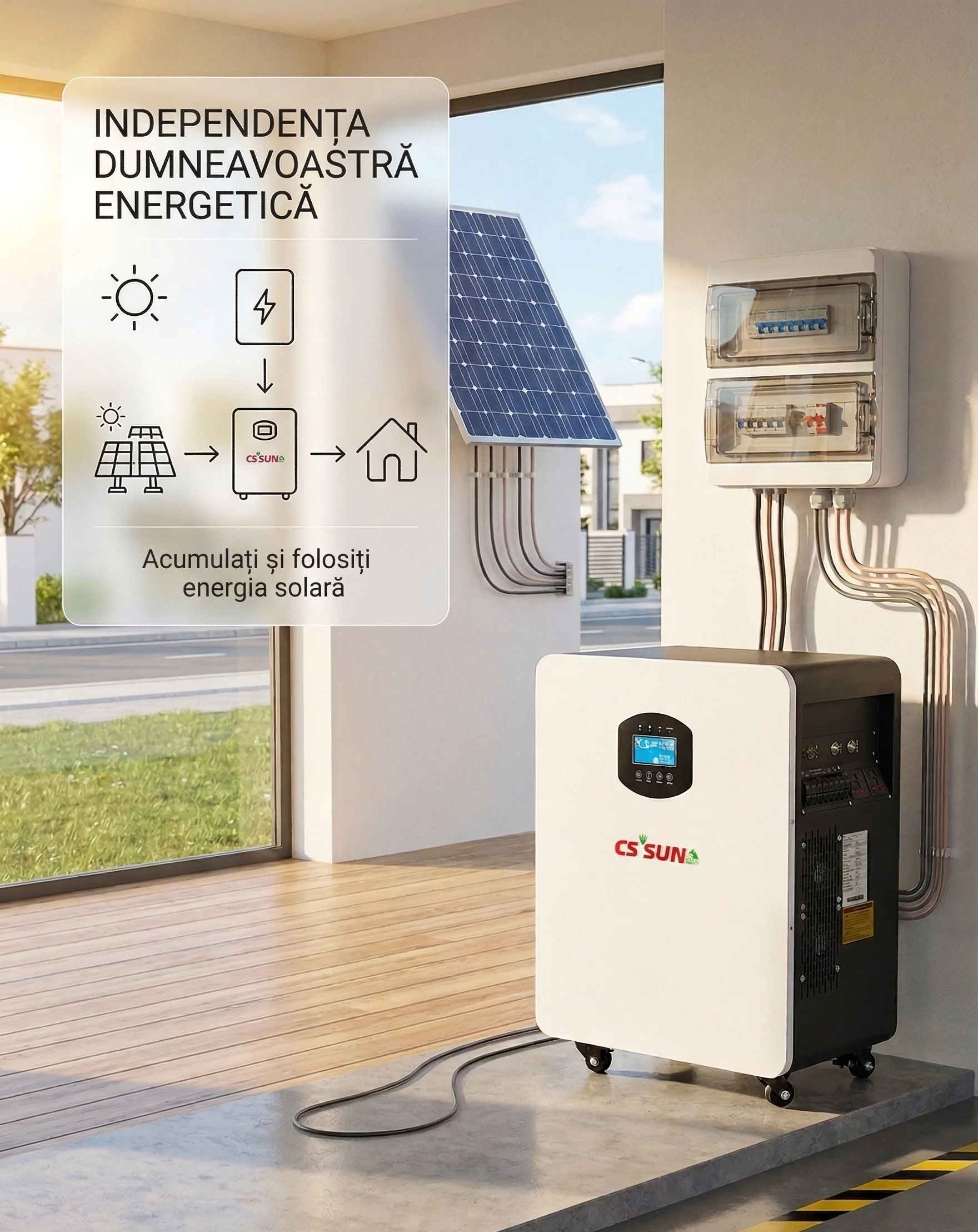 Sistem de alimentare autonom pentru casă